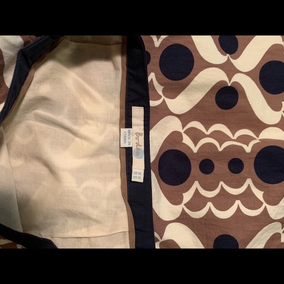 Boden A Line Mod Printed Cotton Skirt Cute! - Picture 3 of 6